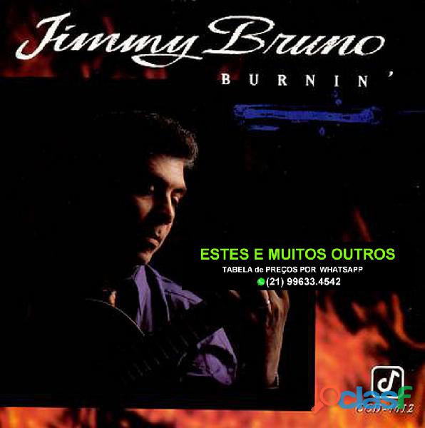 Cds do guitarrista de Jazz Jimmy Bruno