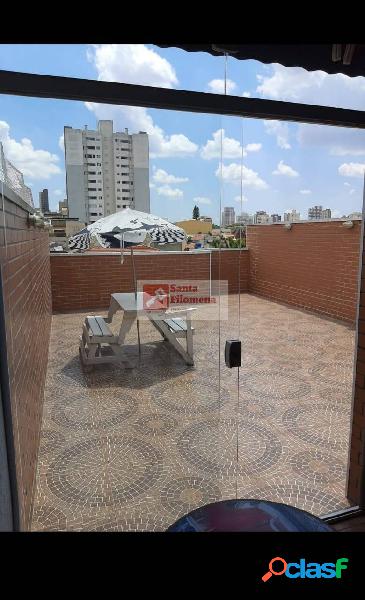 Cobertura no Campestre - 125 M² - 2 Dorms - Suíte