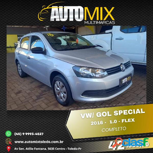 VOLKSWAGEN GOL SPECIAL 1.0 TOTAL FLEX 8V 5P PRATA 2016 1.0