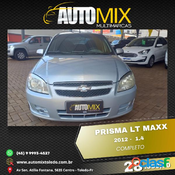 CHEVROLET PRISMA SED. MAXX LT 1.4 8V ECONOF. 4P PRATA 2012