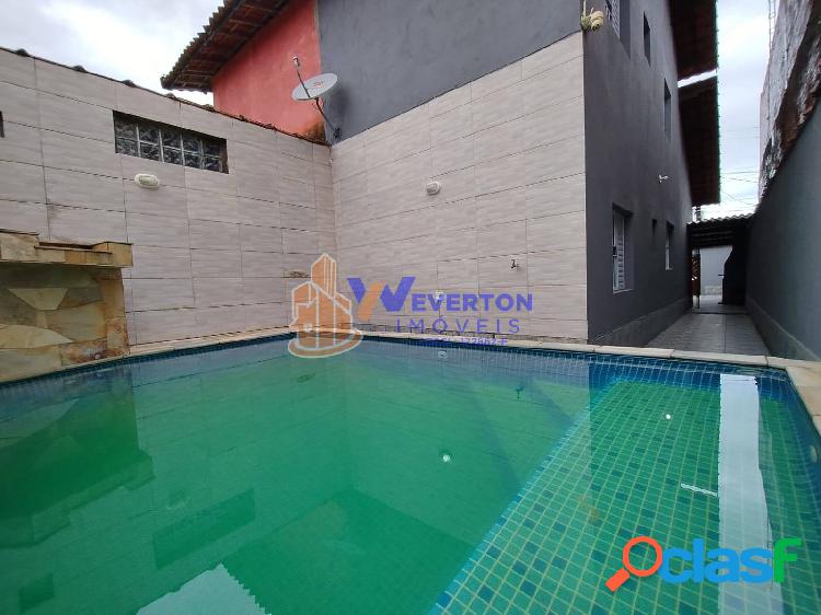 Casa 3 dormitórios com piscina R$265.000,00 em Mongaguá na