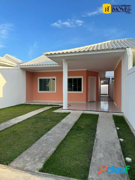 Casa nova à venda com 3 quartos na Pontinha, Araruama-RJ
