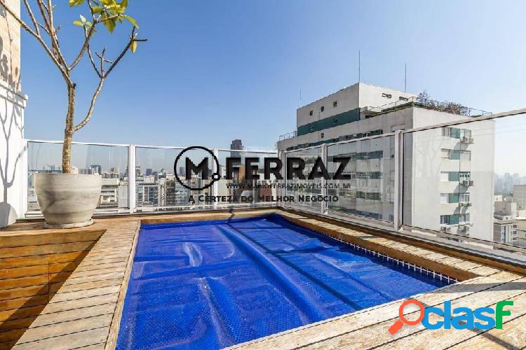 Cobertura Contemporânea de 340 m² Porteira Fechada! Itaim