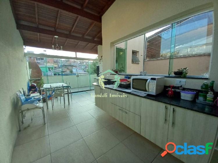 Cobertura à venda com 80m², 2 dormitórios e 1 vaga (Vila