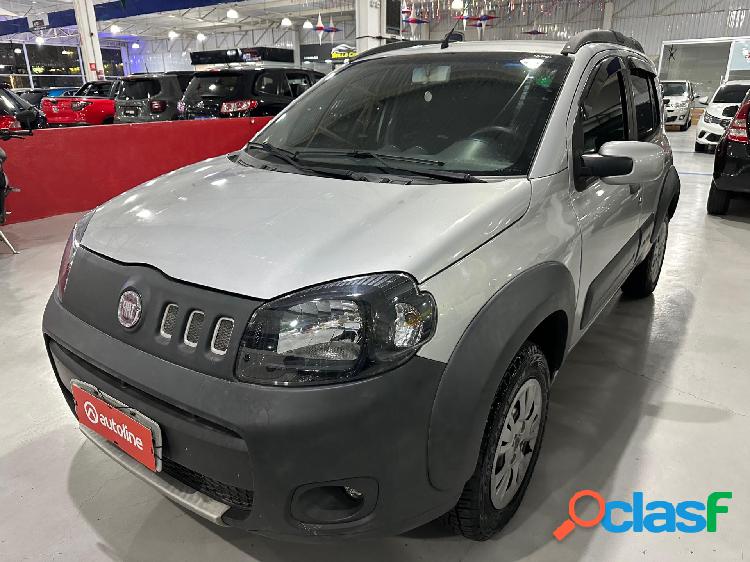 FIAT UNO WAY CELEB. 1.4 EVO FIRE FLEX 8V 5P PRATA 2012 1.4