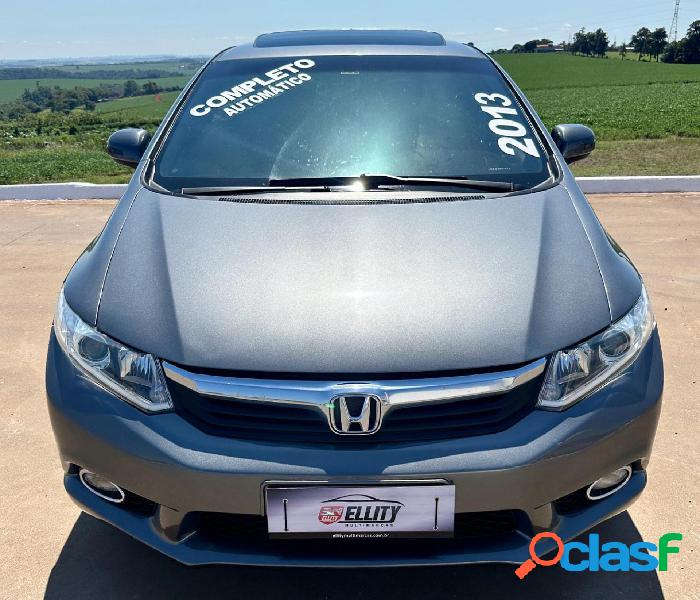 HONDA CIVIC SEDAN EXS 1.81.8 FLEX 16V AUT. 4P CINZA 2013 2.0