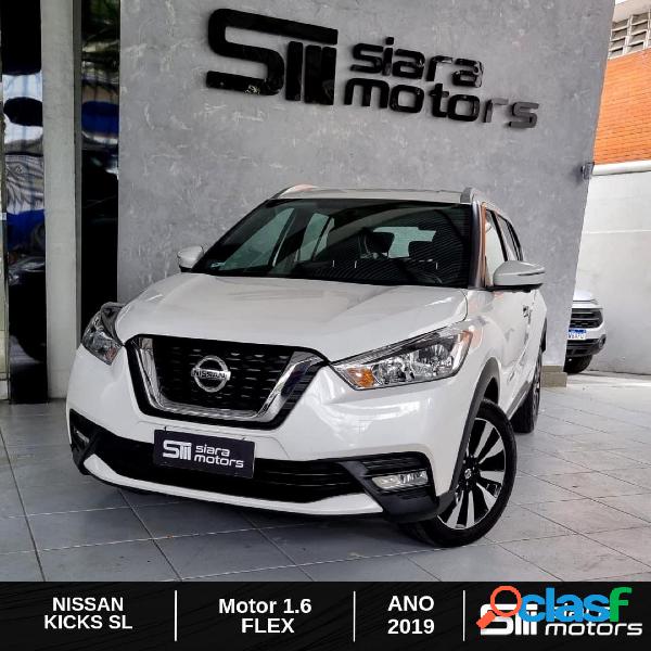 NISSAN KICKS SL 1.6 16V FLEXSTAR 5P AUT. BRANCO 2019 1.6