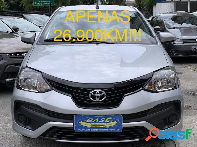 TOYOTA ETIOS X 1.3 FLEX 16V 5P AUT. PRATA 2019 1.3 16V FLEX