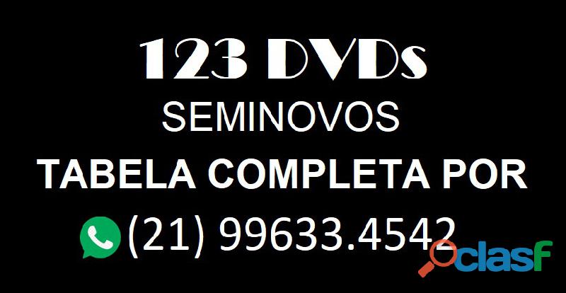 123 DVDs SEMINOVOS COLEÇÃO PARTICULAR VEJA ALGUNS TÍTULOS