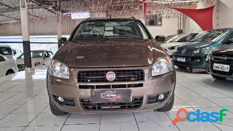 FIAT STRADA WORKING 1.4 MPI FIRE FLEX 8V CE CINZA 2011 1.4