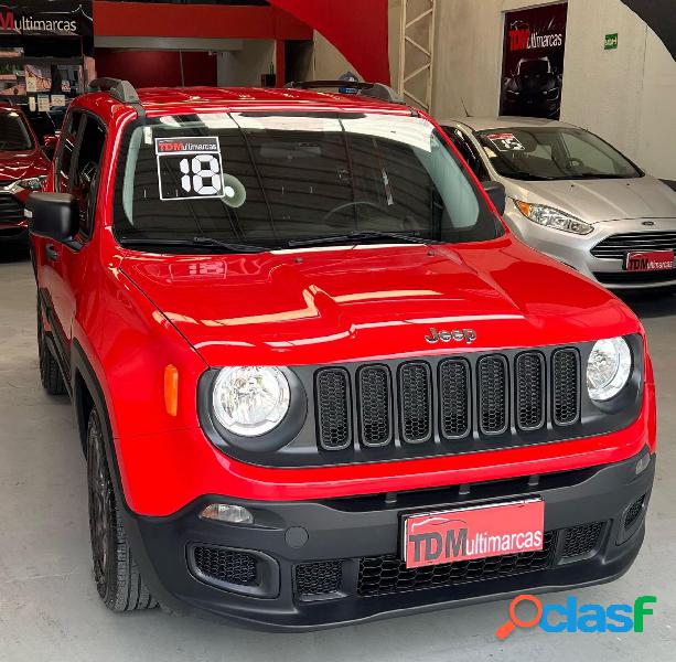 JEEP RENEGADE1.8 4X2 FLEX 16V AUT.(PCD) VERMELHO 2018 1.8