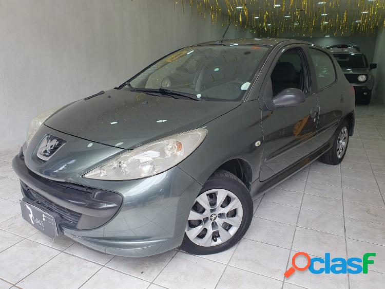 PEUGEOT 207 XR 1.4 FLEX 8V 5P CINZA 2010 1.4 FLEX