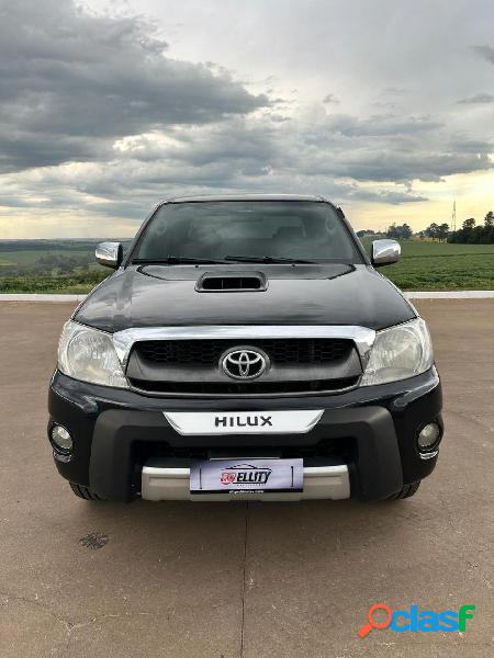 TOYOTA HILUX CD SRV D4-D 4X4 3.0 TDI DIESEL AUT PRETO 2011