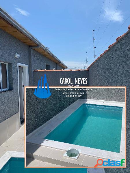 CASA NOVA 2 DORMITÓRIOS CONDOMÍNIO PISCINA FINANCIAMENTO