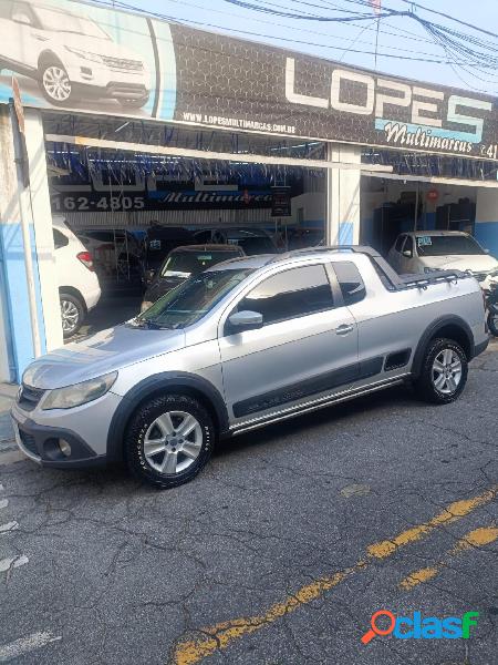 VOLKSWAGEN SAVEIRO CROSS 1.6 MI TOTAL FLEX 8V CE PRATA 2012