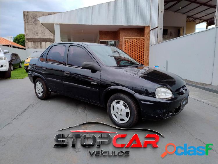 CHEVROLET CORSA SED CLASSIC LIFE 1.6 MPFI VHC 8V PRETO 2007