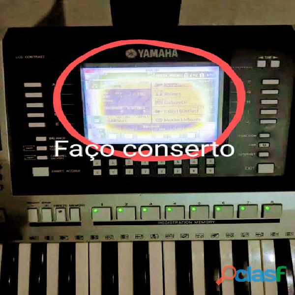 Consertos de instrumentos musicais teclado piano e bateria