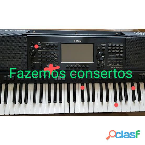 Consertos de piano teclado e bateria eletrônica ZAP DDD 83