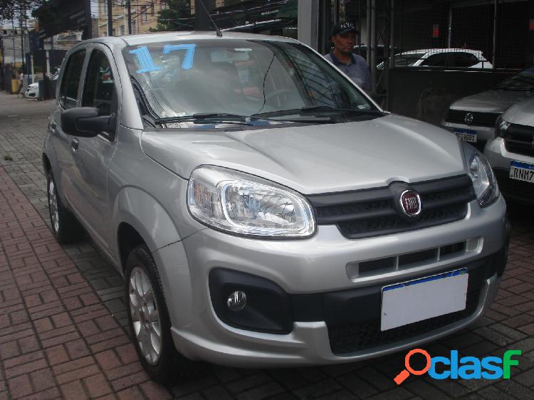 FIAT UNO ATTRACTIVE 1.0 FLEX 6V 5P PRATA 2017 1.0 FLEX