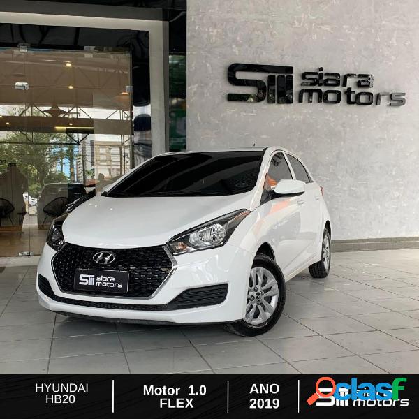 HYUNDAI HB20 UNIQUE 1.0 FLEX 12V MEC. BRANCO 2019 1.0 FLEX