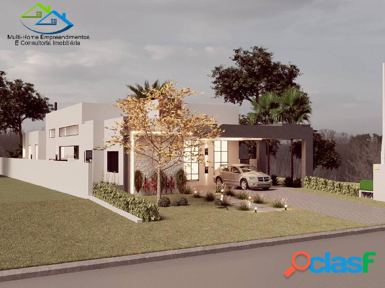 Projeto Casa Nova em condomínio Villa Rica c/ 207 m², 2