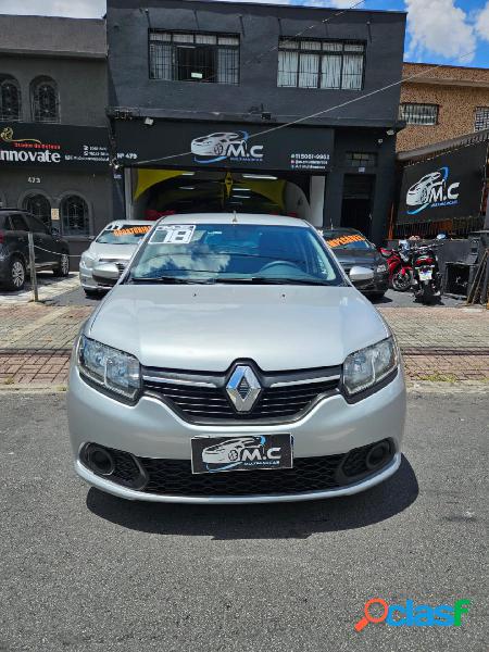 RENAULT SANDERO EXPRESSION FLEX 1.6 16V 5P PRATA 2018 1.6