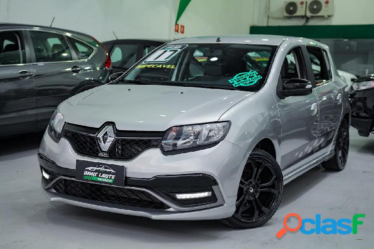 RENAULT SANDERO SPORT RS 2.0 FLEX 16V 5P PRATA 2017 2.0 FLEX