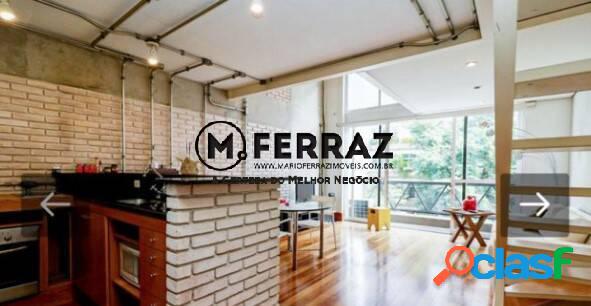 Apartamento duplex de 78m², 1 suíte e 2 vagas no Edifício