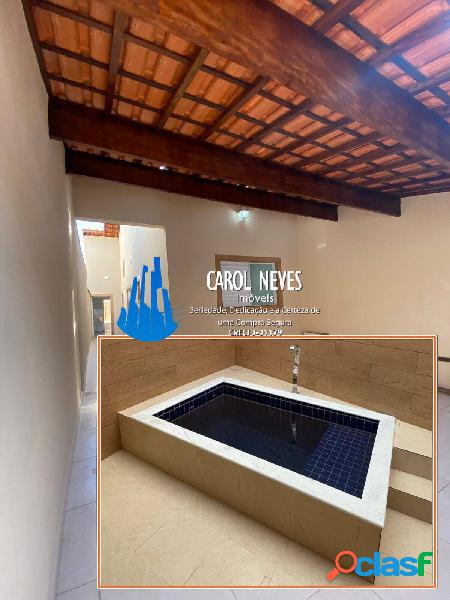 CASA NOVA 3 DORMITÓRIOS 1 SUÍTE PISCINA FINANCIAMENTO