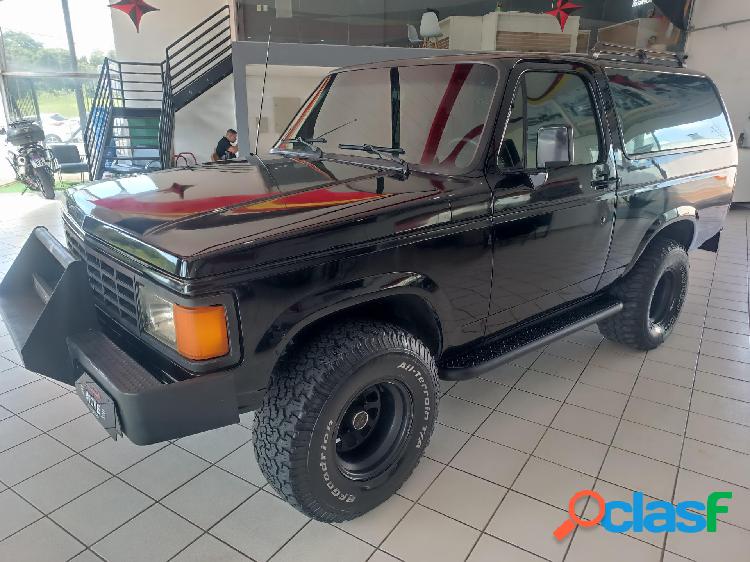 CHEVROLET BONANZA S LUXE 4.1 PRETO 1991 4.1 GASOLINA