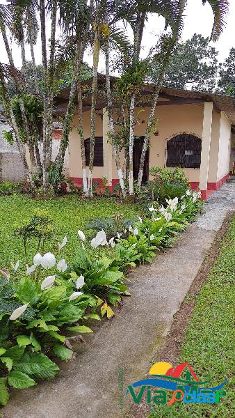 Casa independente com amplo quintal.