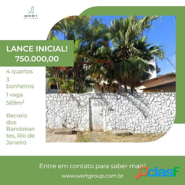 EXCELENTE OPORTUNIDADE DE LEILÃO LANCE INICIAL R$750.000,00