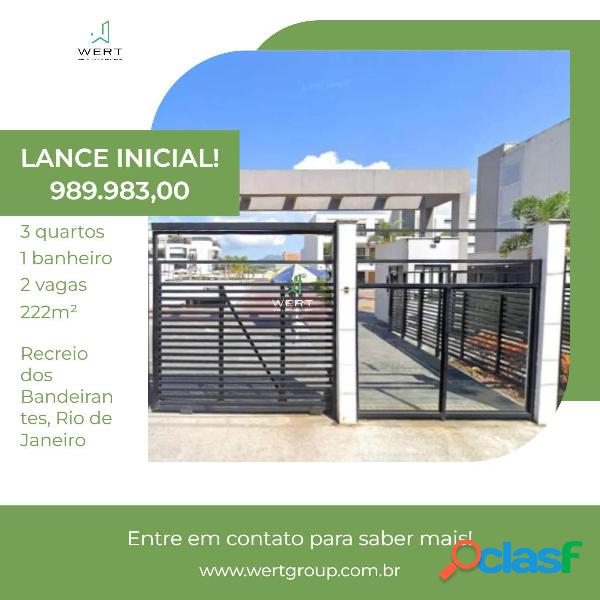 EXCELENTE OPORTUNIDADE DE LEILÃO LANCE INICIAL R$989.983,00