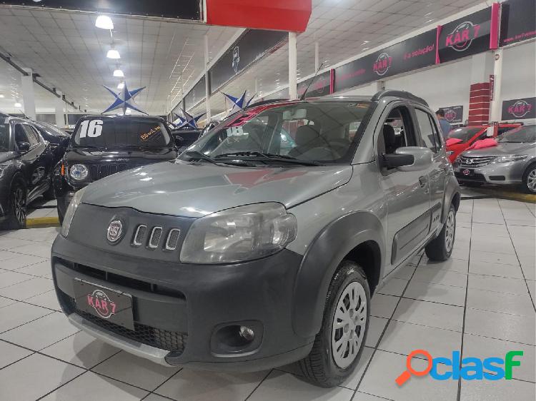 FIAT UNO WAY CELEB. 1.0 EVO FIRE FLEX 8V 5P CINZA 2013 1.0