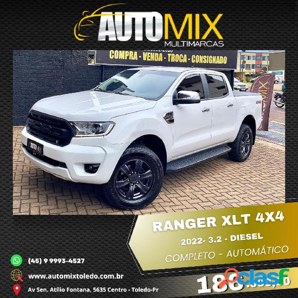 FORD RANGER XLT 3.2 20V 4X4 CD DIESEL AUT. BRANCO 2022 3.2