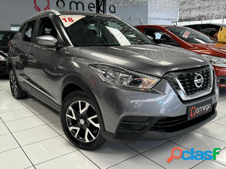 NISSAN KICKS S 1.6 16V FLEX 5P AUT. CINZA 2018 1.6 FLEX