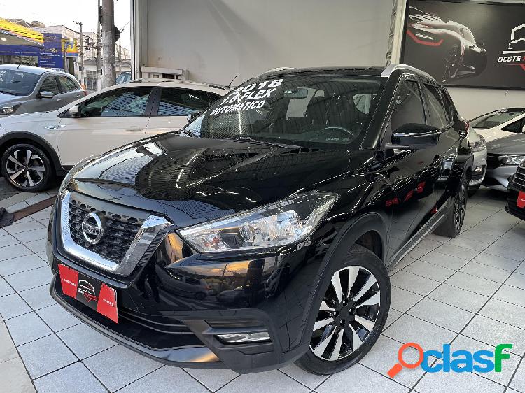 NISSAN KICKS SV 1.6 16V FLEXSTAR 5P AUT. PRETO 2018 1.6