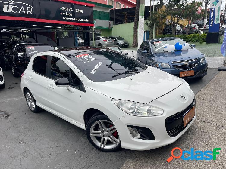 PEUGEOT 308 ALLURE 2.0 FLEX 16V 5P AUT. BRANCO 2013 2.0 FLEX