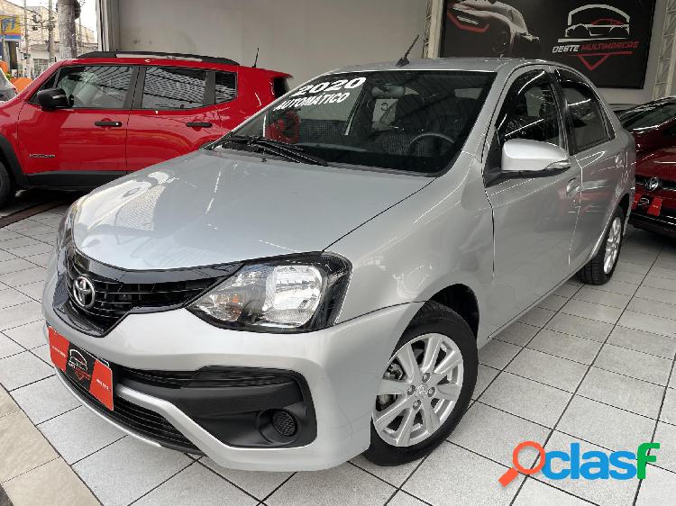 TOYOTA ETIOS X PLUS SEDAN 1.5 FLEX 16V 4P AUT. PRATA 2020