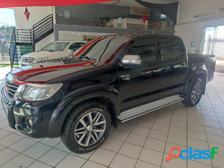 TOYOTA HILUX CD SRV 4X4 2.7 FLEX 16V AUT. PRETO 2013 2.7
