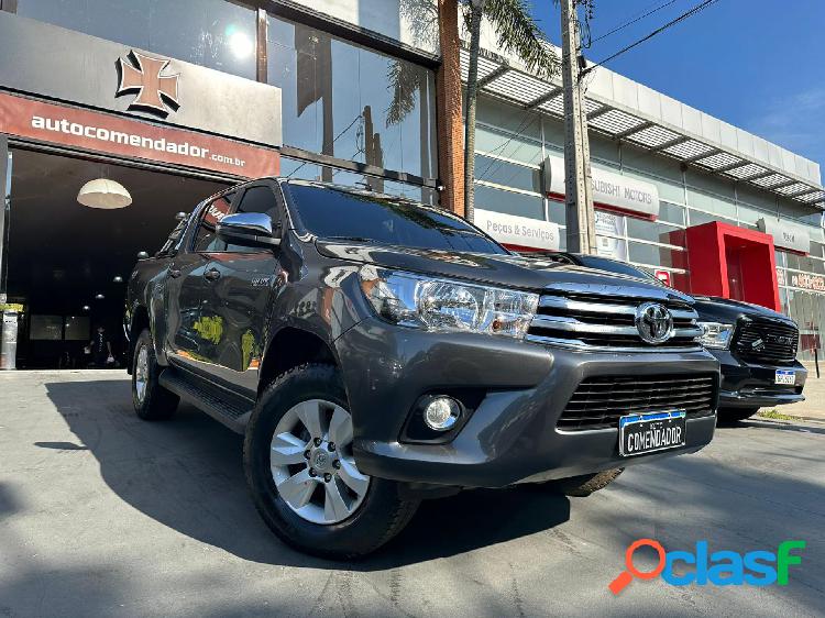 TOYOTA HILUX CD SRV 4X4 2.8 TDI DIESEL AUT. CINZA 2018 2.8