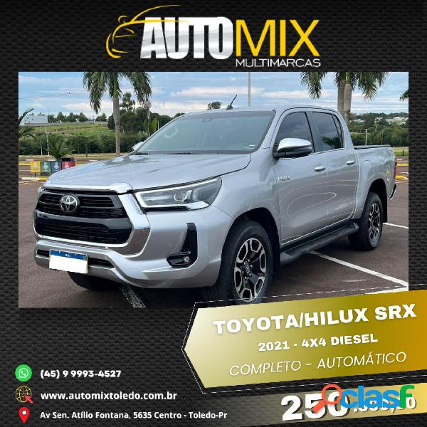 TOYOTA HILUX CD SRX 4X4 2.8 TDI 16V DIESEL AUT. PRATA 2021
