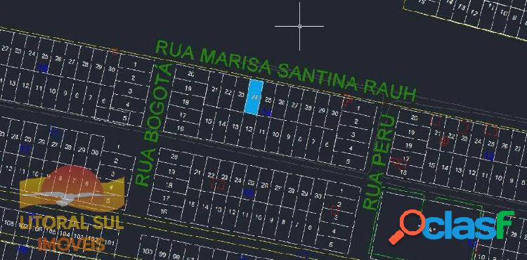 Terreno com árvores, investimento, 1,3 km da praia,