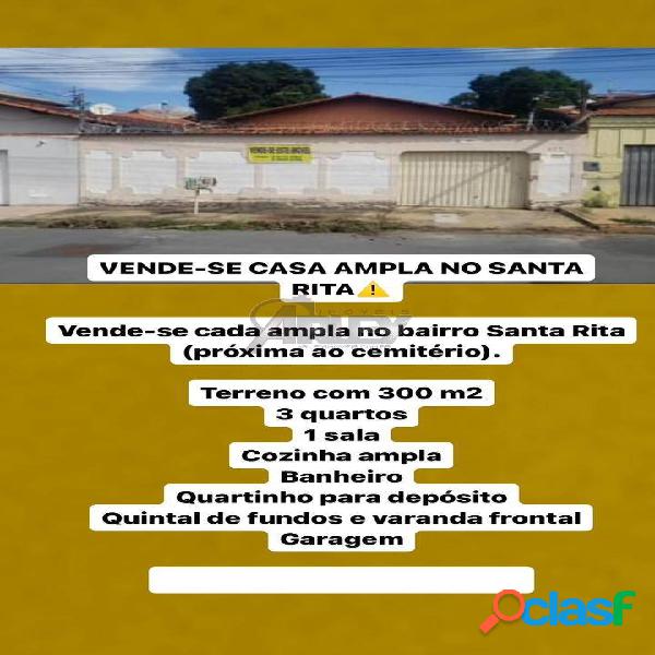 VENDE-SE CASA AMPLA NO SANTA RITA