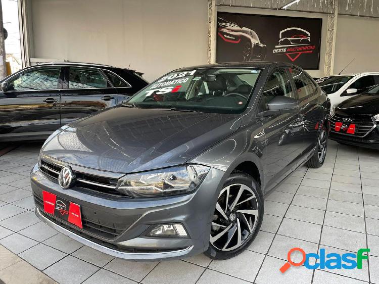 VOLKSWAGEN VIRTUS HIGHLINE 200 TSI 1.0 FLEX 12V AUT CINZA