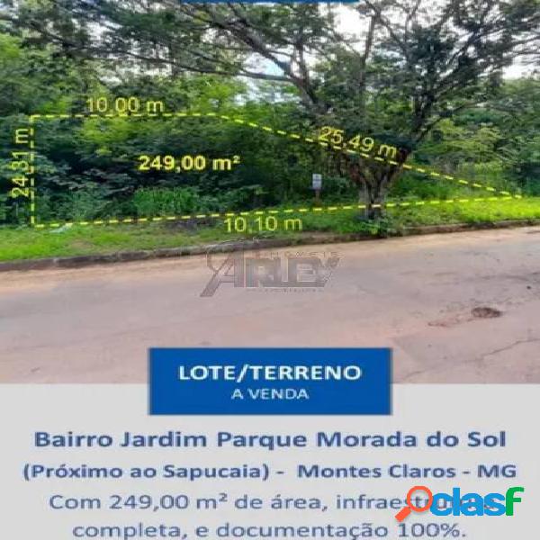 Vendo lote no bairro no Bairro Jardim Parque Morada do So