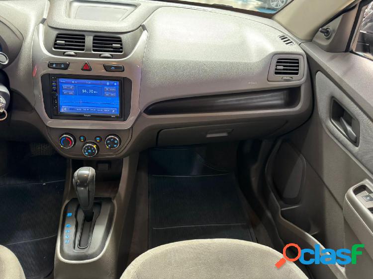 CHEVROLET COBALT LT 1.8 8V ECONO.FLEX 4P AUT. PRETO 2015 1.8