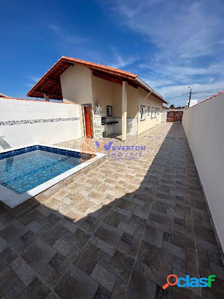 Casa 2 dorm. (1 suíte) com piscina R$ 319.000,00 em