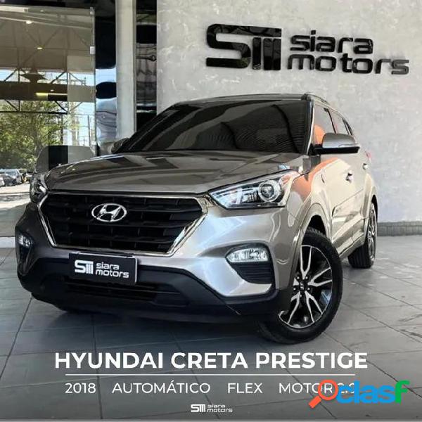 HYUNDAI CRETA PRESTIGE 2.0 16V FLEX AUT. CINZA 2018 2.0 FLEX