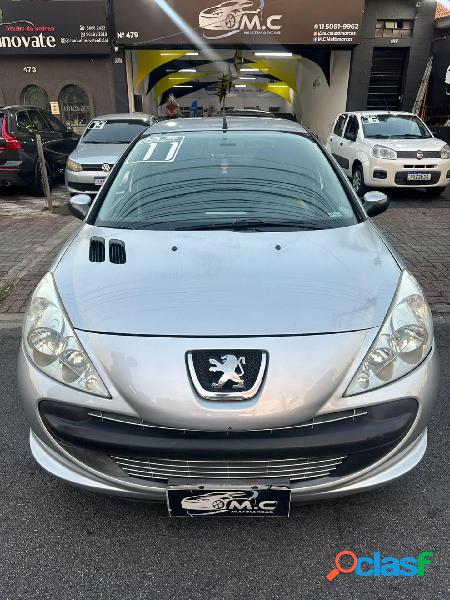 PEUGEOT 207 XR 1.4 FLEX 8V 5P PRATA 2011 1.4 FLEX